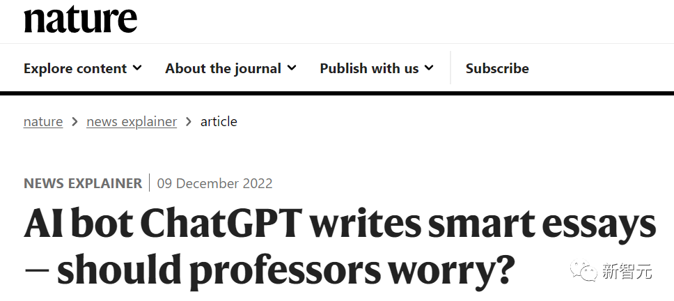 大学生用GPT-3写论文遭重罚，ChatGPT或引发学术圈大地震